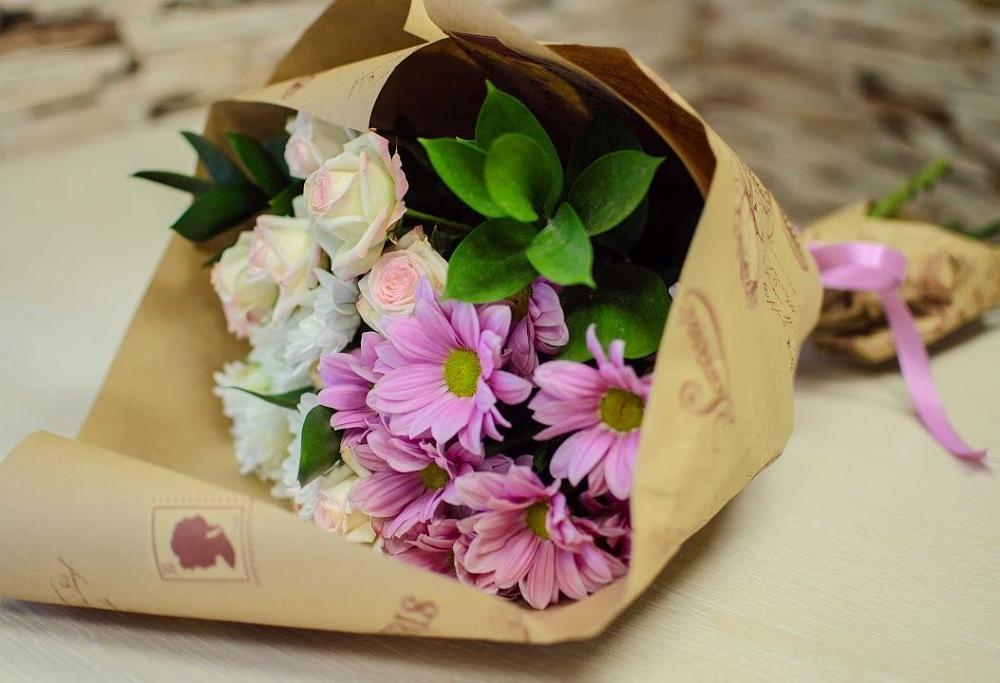 Букет цветов из: Розы и Хризантемы в Колосовке