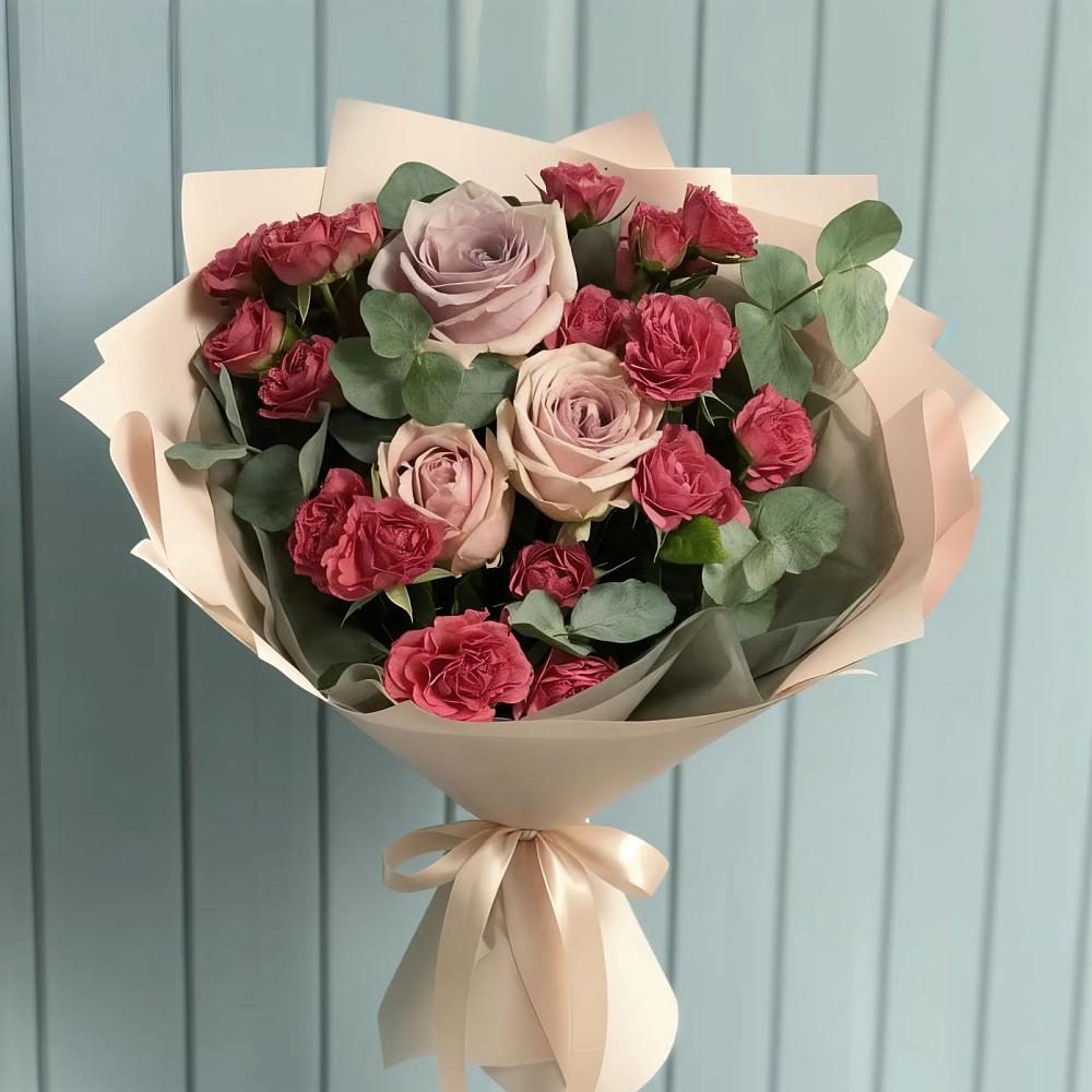 Букет цветов из: Гвоздики и Розы в Колосовке
