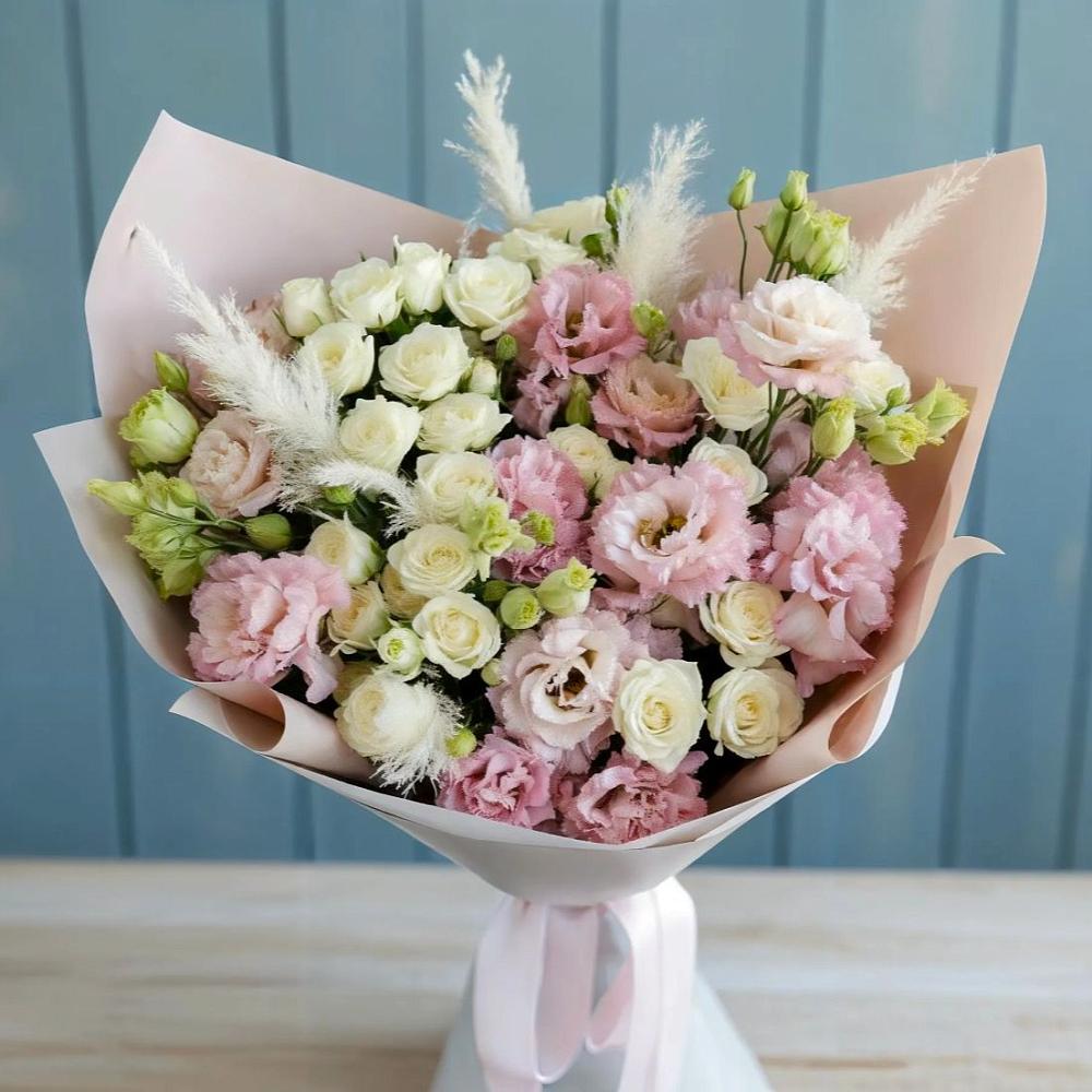 Букет цветов из: Альстромерии и Розы в Колосовке