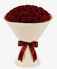 Букет 101 Бордовая роза Блэк Бакарра в Колосовке