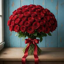 Букет Красные розы Блэк Меджик в Колосовке