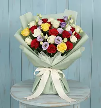 Букет цветов из:  Розы в Колосовке