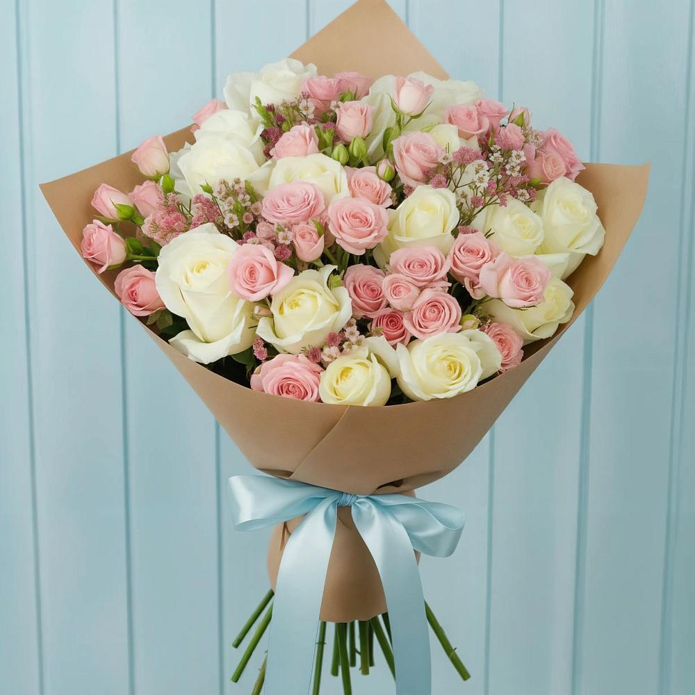 Букет цветов из: Розы в Колосовке