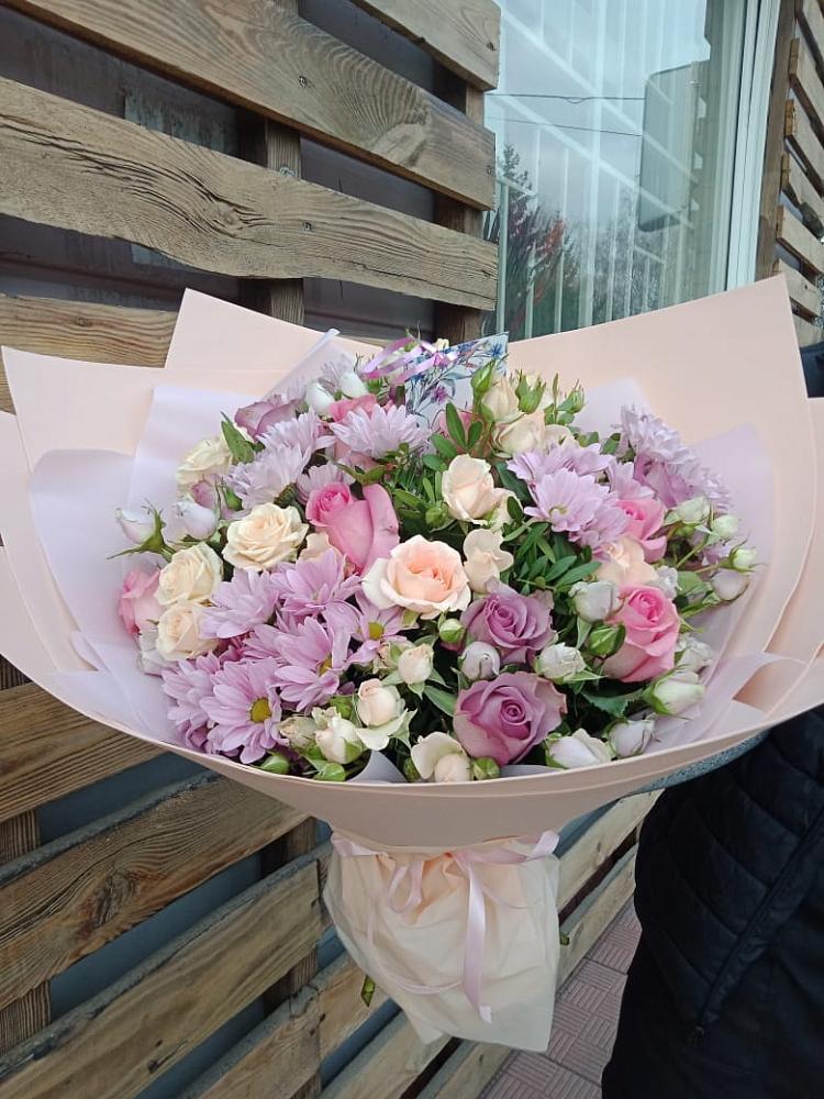 Букет цветов из: Розы и Хризантемы в Колосовке