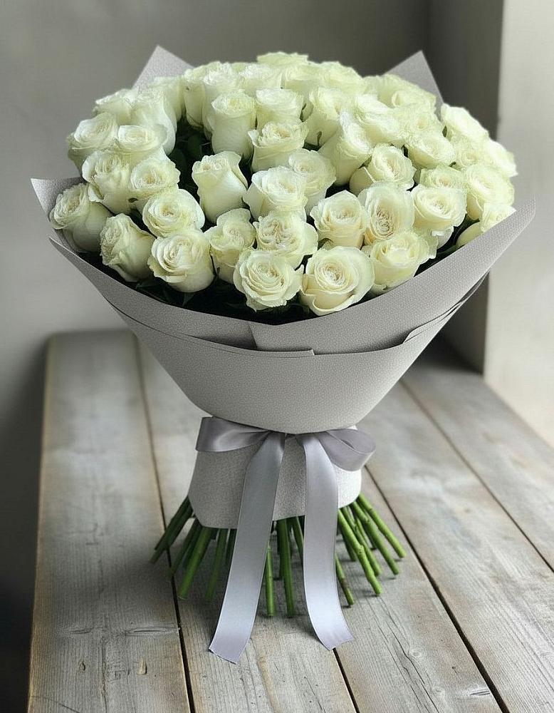 Букет 35 Белых роз в Колосовке