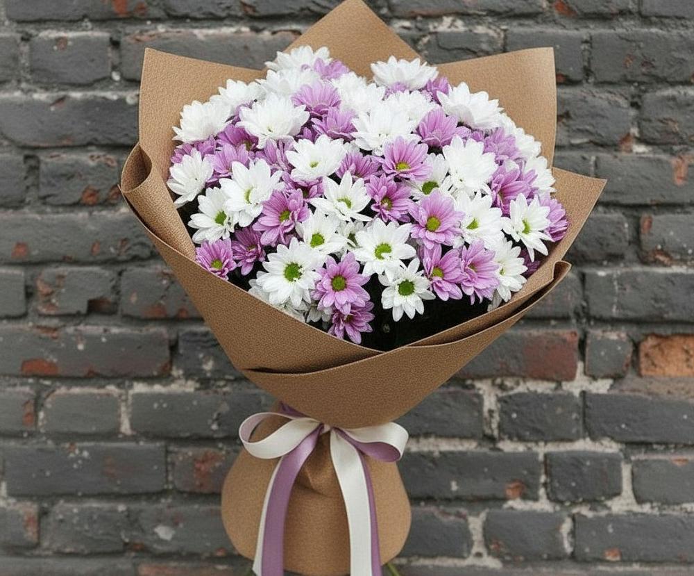 Букет цветов из: Хризантемы в Колосовке