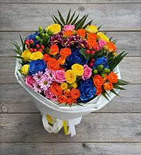Букет цветов из:  Розы и Хризантемы в Колосовке