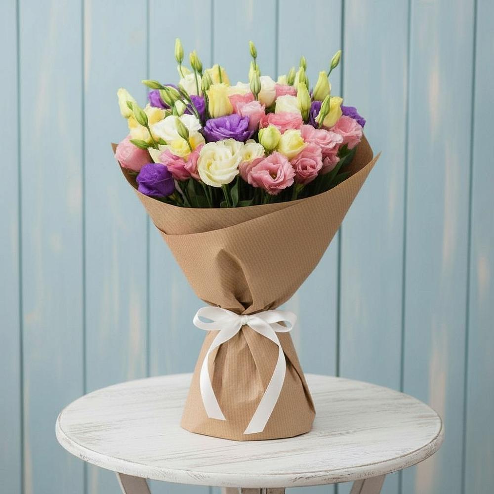 Букет цветов из: Лизиантусы в Колосовке