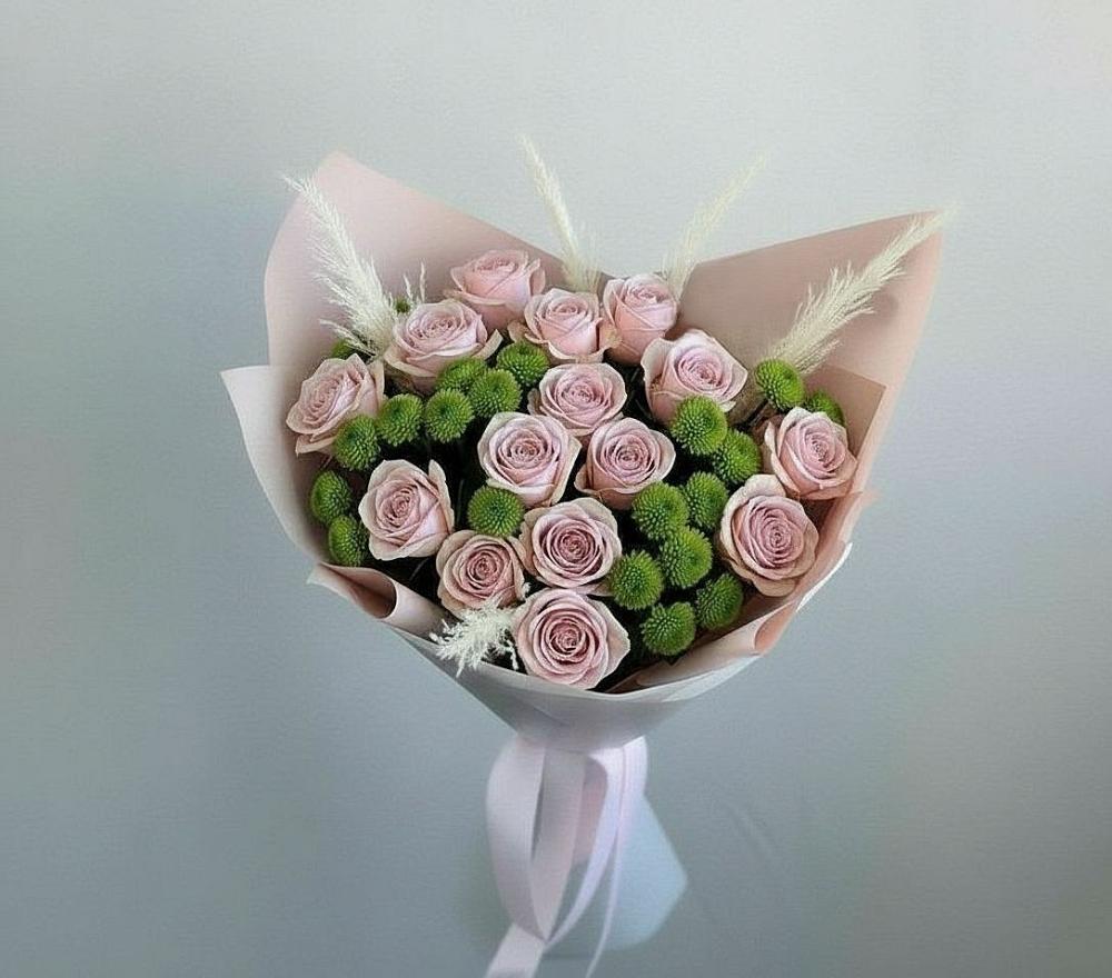 Букет цветов из: Розы и Хризантемы в Колосовке