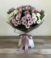 Букет цветов из:  Хризантемы и Розы в Колосовке