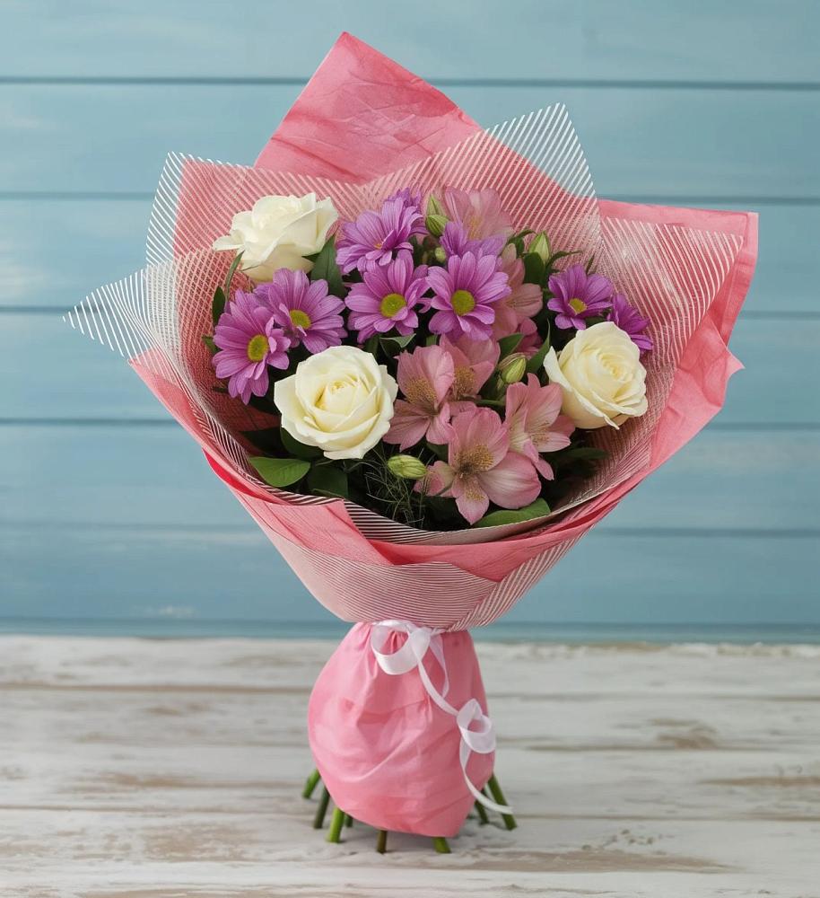 Букет цветов из: Герберы в Колосовке