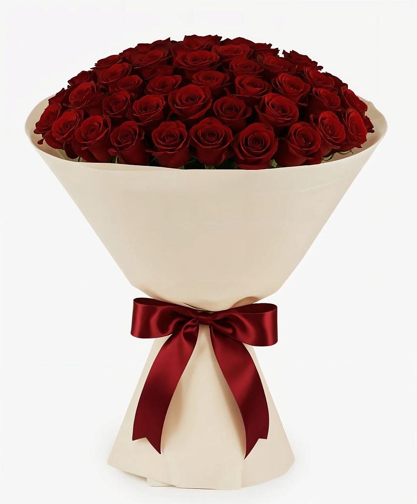 Букет 101 Бордовая роза Блэк Бакарра в Колосовке