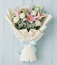 Букет цветов из:  Лилии #REPLACE_PRED# Колосовке