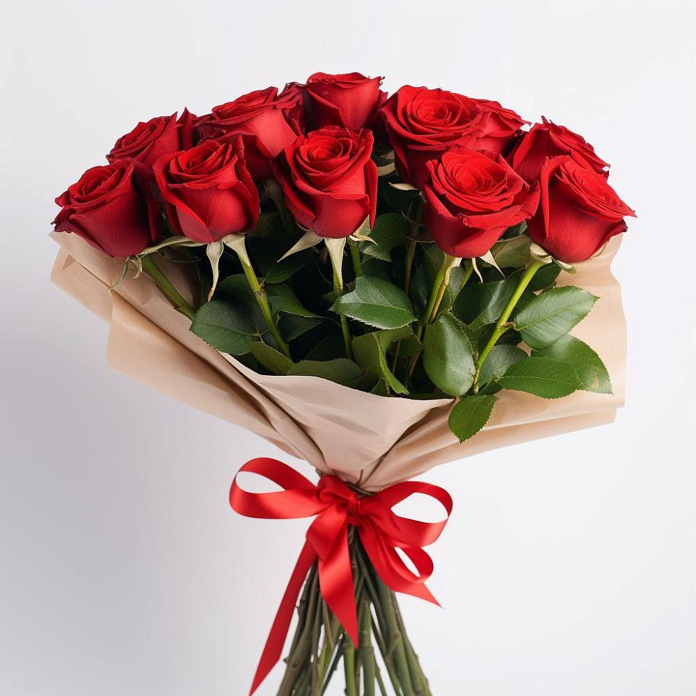Букет 11 Красных роз Эдлесс Лав в Колосовке